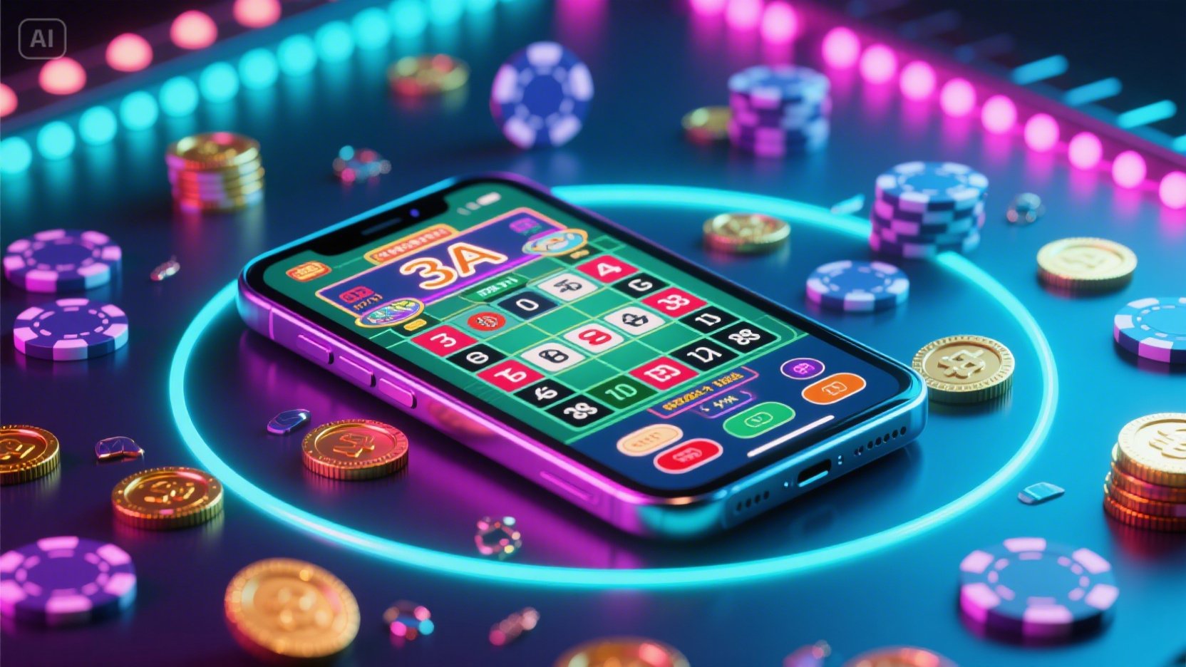 Casino Miami Dice desktop and mobile interfaces